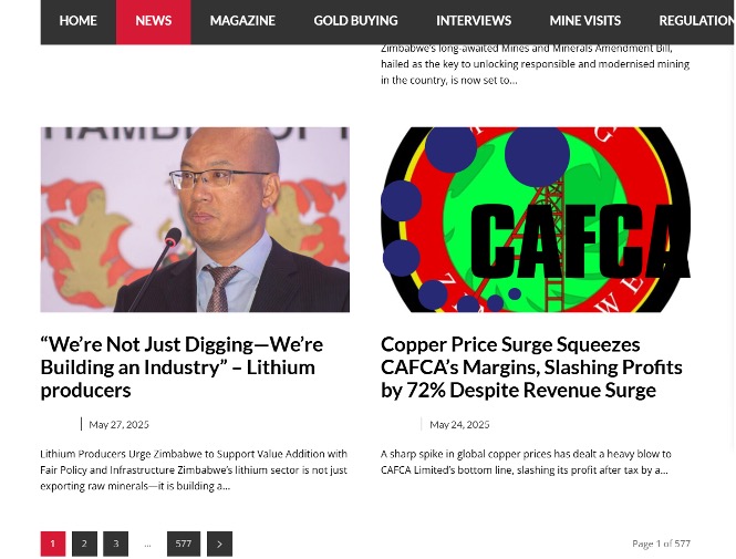 中礦資源比基塔礦業(yè)總經(jīng)理宮學(xué)東受邀參加 2025年津巴布韋礦業(yè)商會(huì)年度礦業(yè)會(huì)議